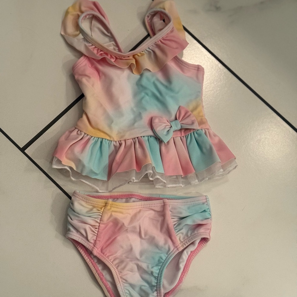 Pastel Kids Swim Bikini Set